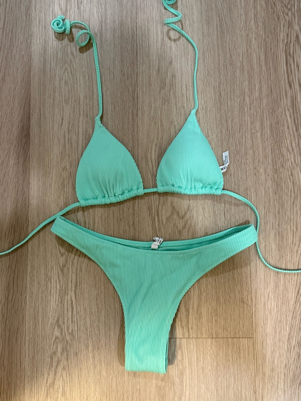 Mint colored bikini